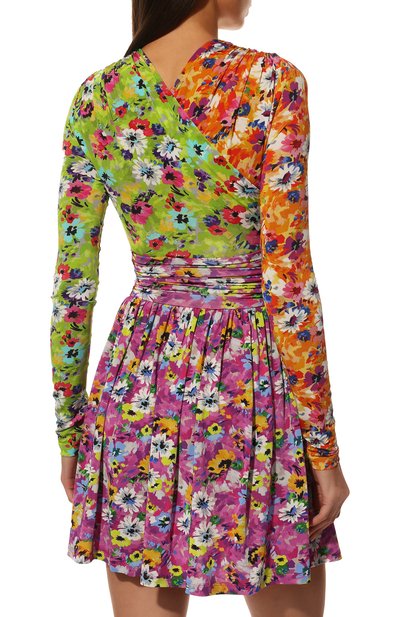 Платье из вискозы MSGM, арт. 3242MDA129Y 227358, фото 4