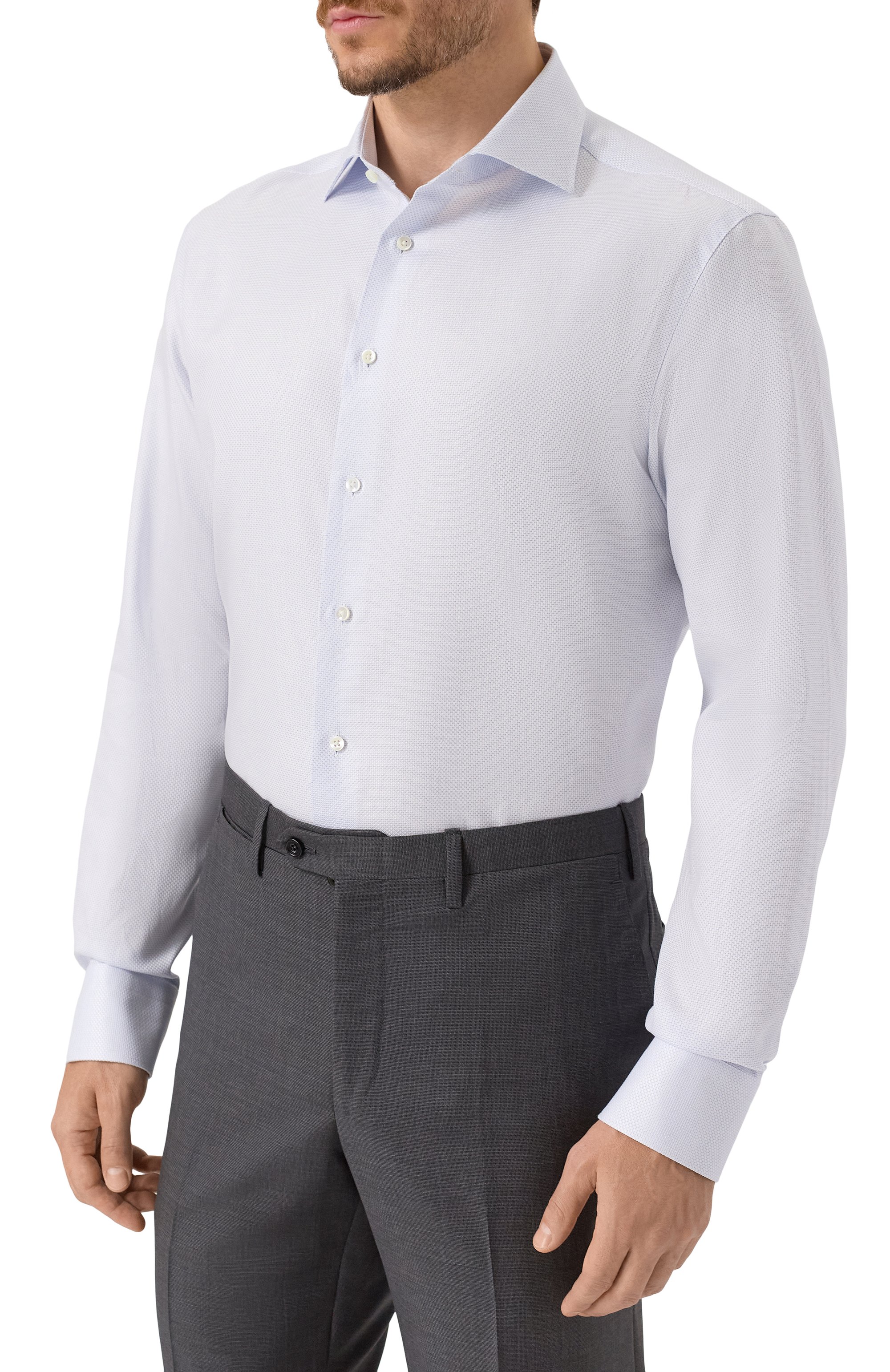 Хлопковая сорочка CANALI, арт. NCL7098/GR03625, фото 3