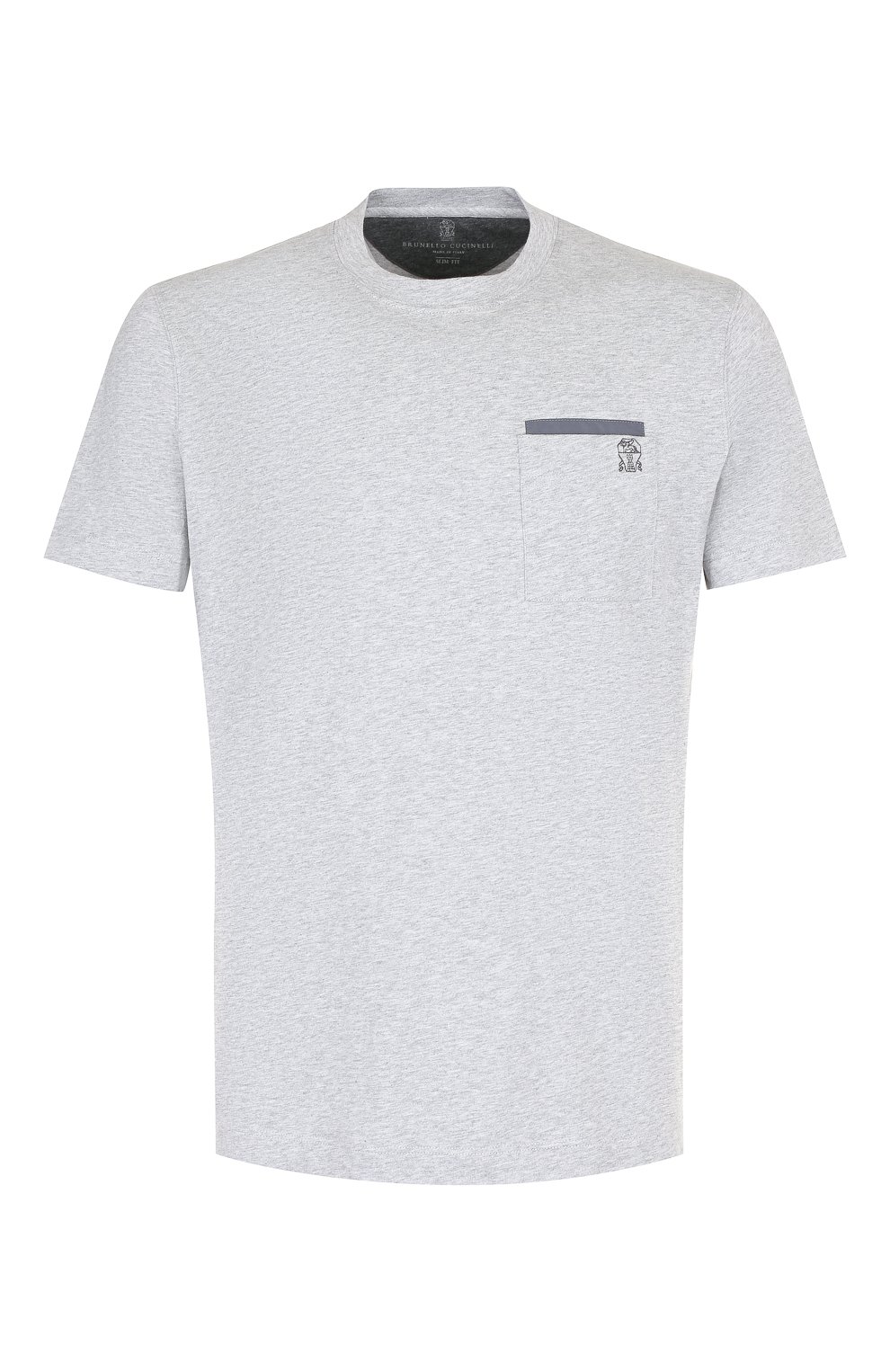 Хлопковая футболка BRUNELLO CUCINELLI, арт. M0T611377G, фото 1