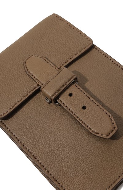 Кожаная сумка BRIONI серого цвета по цене 138500 руб., арт. 0IW40L/01719, фото 3 Кожаная сумка BRIONI, арт. 0IW40L/01719, фото 3