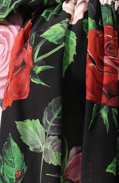 Шелковая блуза DOLCE & GABBANA разноцветного цвета по цене 117000 руб., арт. F73G6T/HS103, фото 5 Шелковая блуза DOLCE & GABBANA, арт. F73G6T/HS103, фото 5