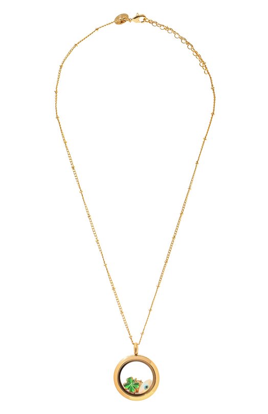 Кулон на цепочке Hypso L0CKET MEDIUM 3 CHARMS G0LD C0L0R Золотой L0CKET MEDIUM 3 CHARMS G0LD C0L0R
