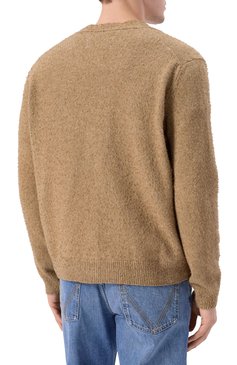 Мужского кардиган из шерсти и хлопка MAISON MARGIELA бежевого цвета, арт. S50HP0019/M13108 | Фото 4 (Материал внешний: Шерсть, Хлопок; Женское Кросс-КТ: Кардиган-одежда; Нос: Не проставлено; Мужское Кросс-КТ: Кардиган-одежда; Региональные ограничения белый список (Axapta Mercury): Не проставлено; Стили: Кэжуэл)