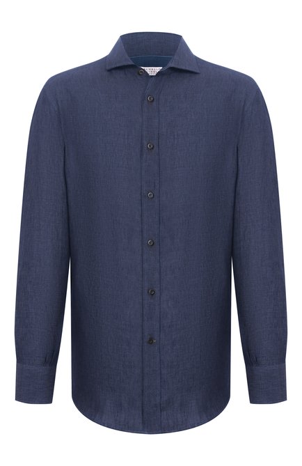 Мужская льняная рубашка BRUNELLO CUCINELLI, арт. MM6950028