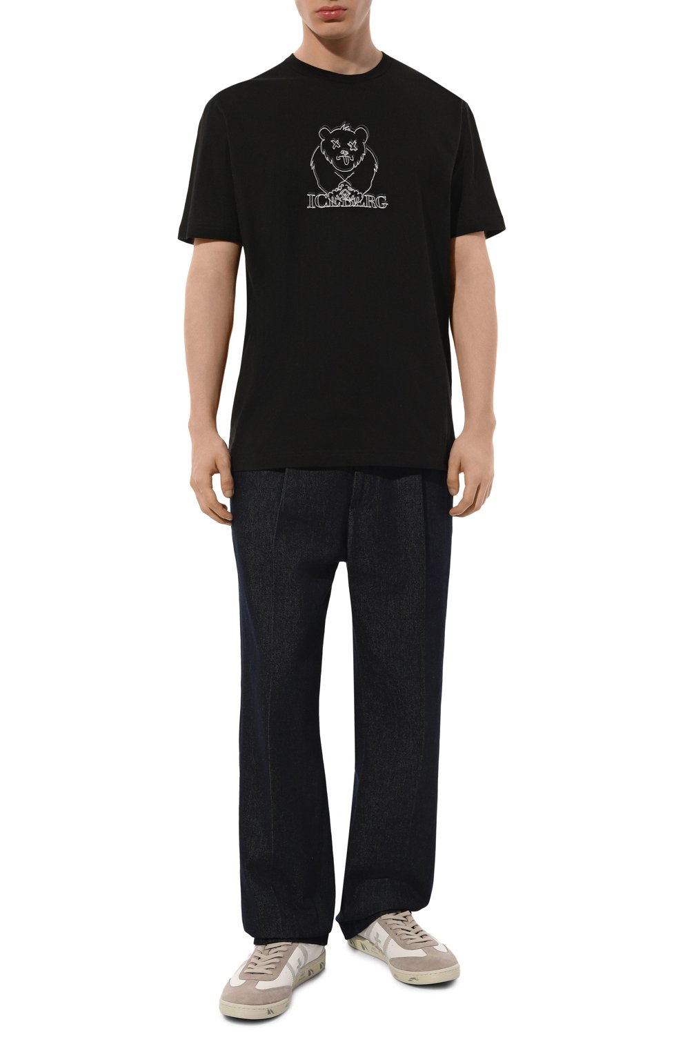 Хлопковая футболка ICEBERG, арт. F010/6306, фото 2