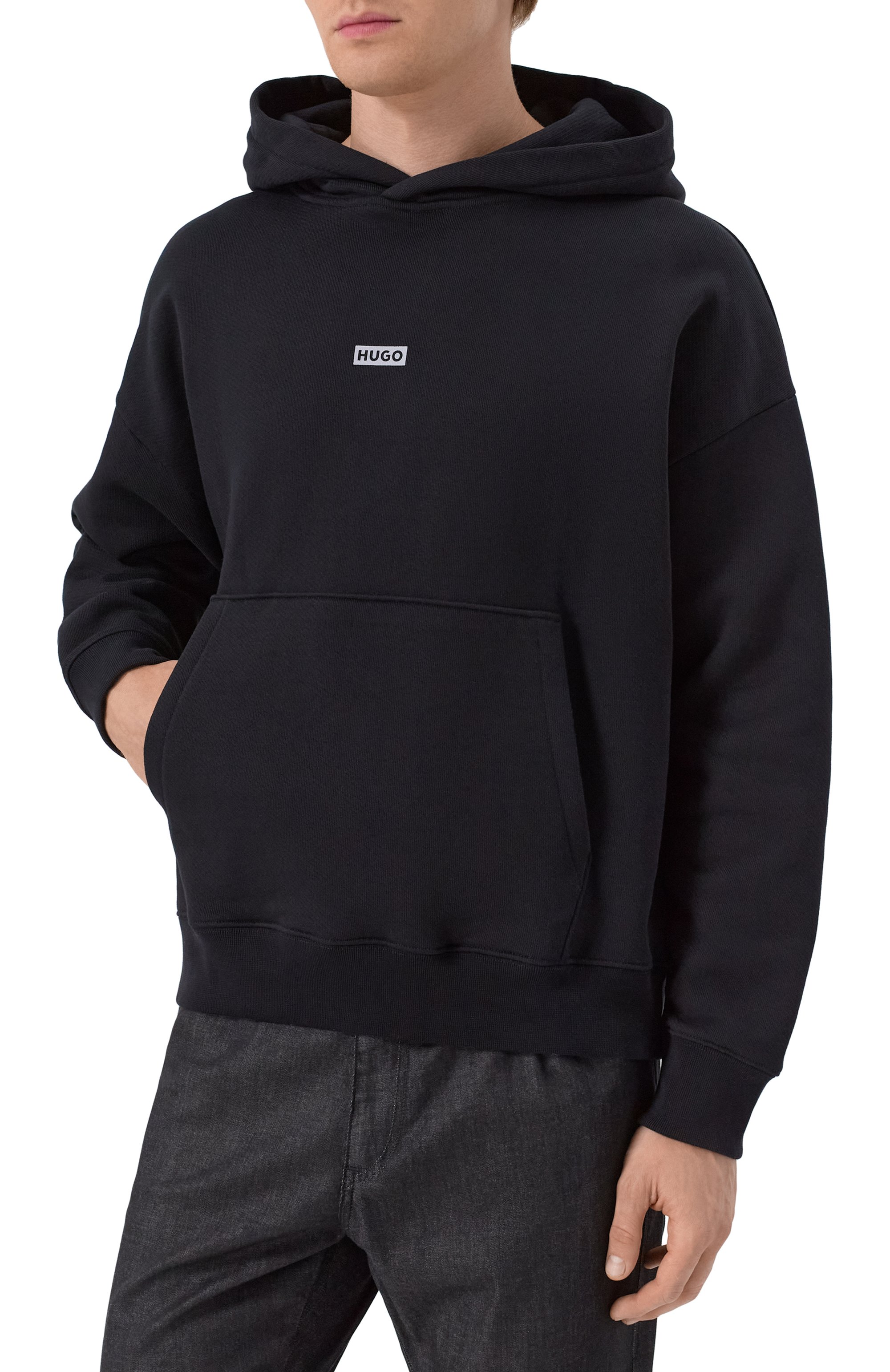 Хлопковое худи HUGO BLUE, арт. 50510724, фото 3