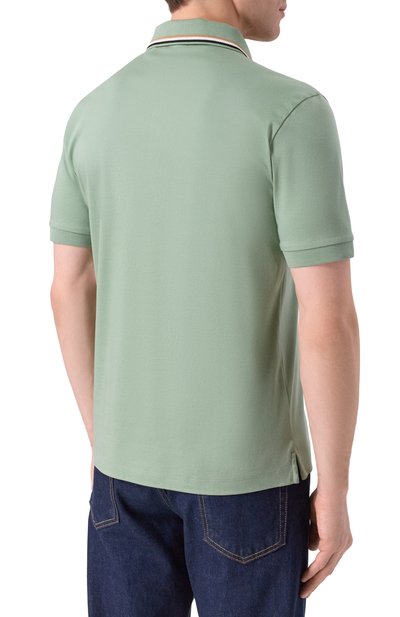 Хлопковое поло BOSS, арт. 50469360, фото 4