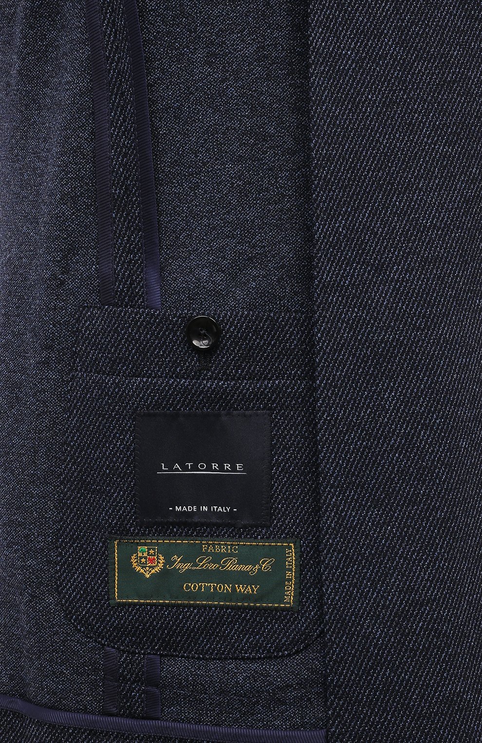 Пиджак из шерсти и хлопка SARTORIA LATORRE, арт. JD74/JG106, фото 8