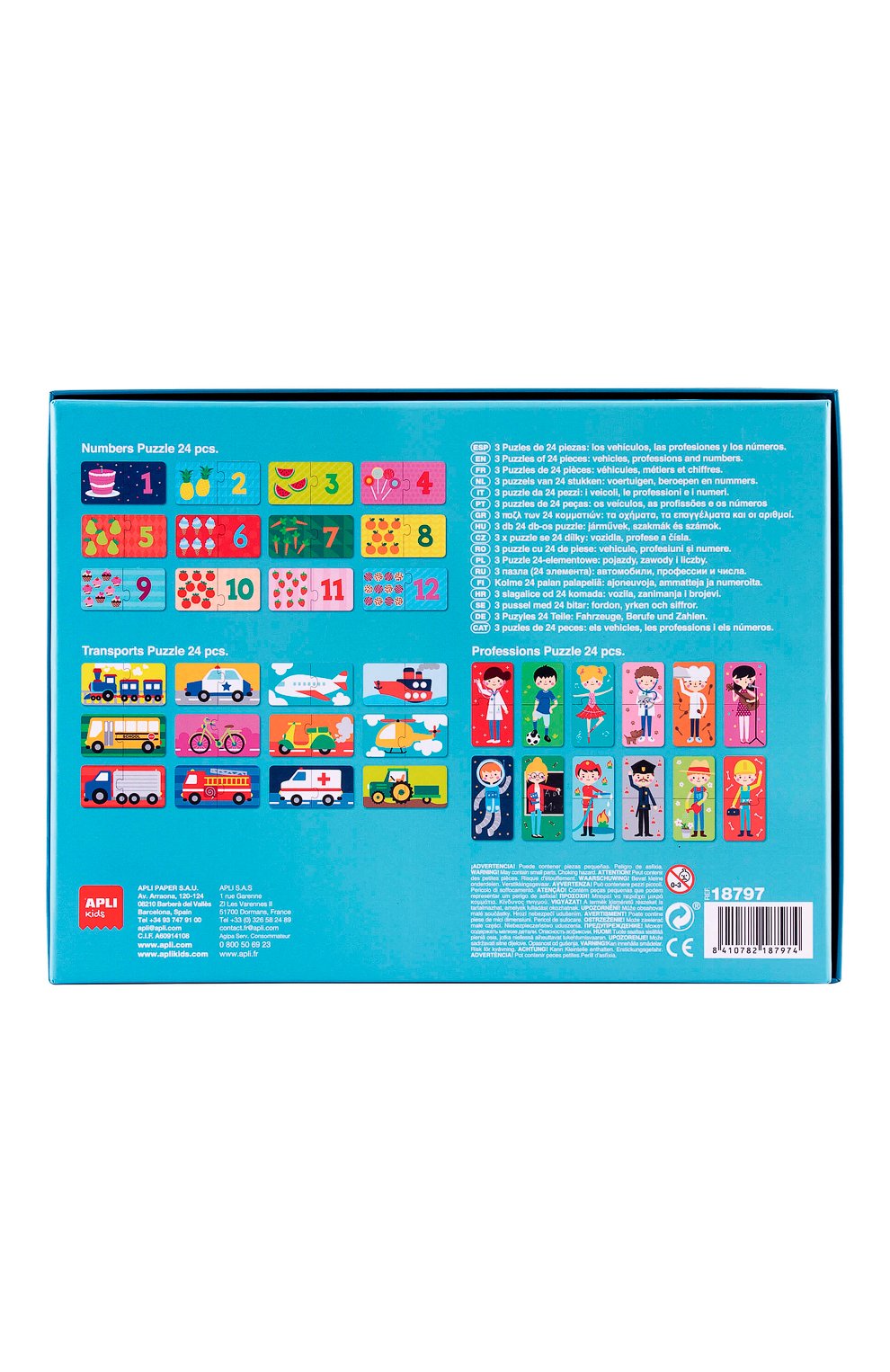 Набор пазлов город APLI KIDS, арт. 18797, фото 3