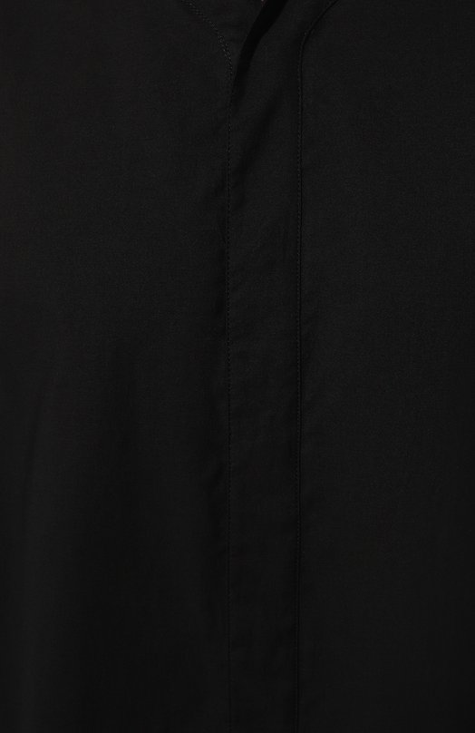 Рубашка из хлопка и шелка Giorgio Armani GM000225/TE11313 Чёрный  GM000225/TE11313 Фото 5