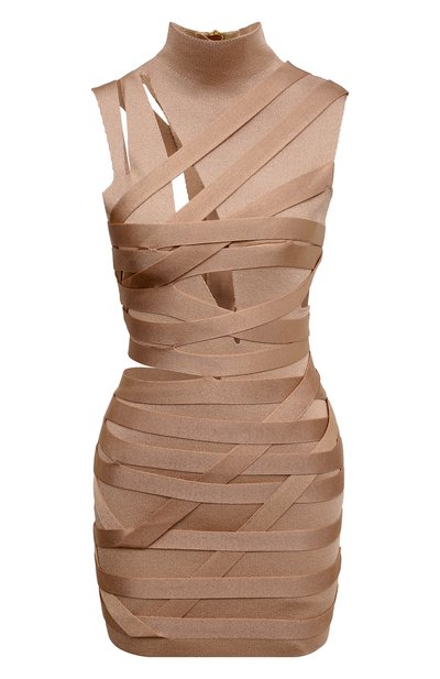 Платье из вискозы BALMAIN, арт. XF0R4090/KB76, фото 1