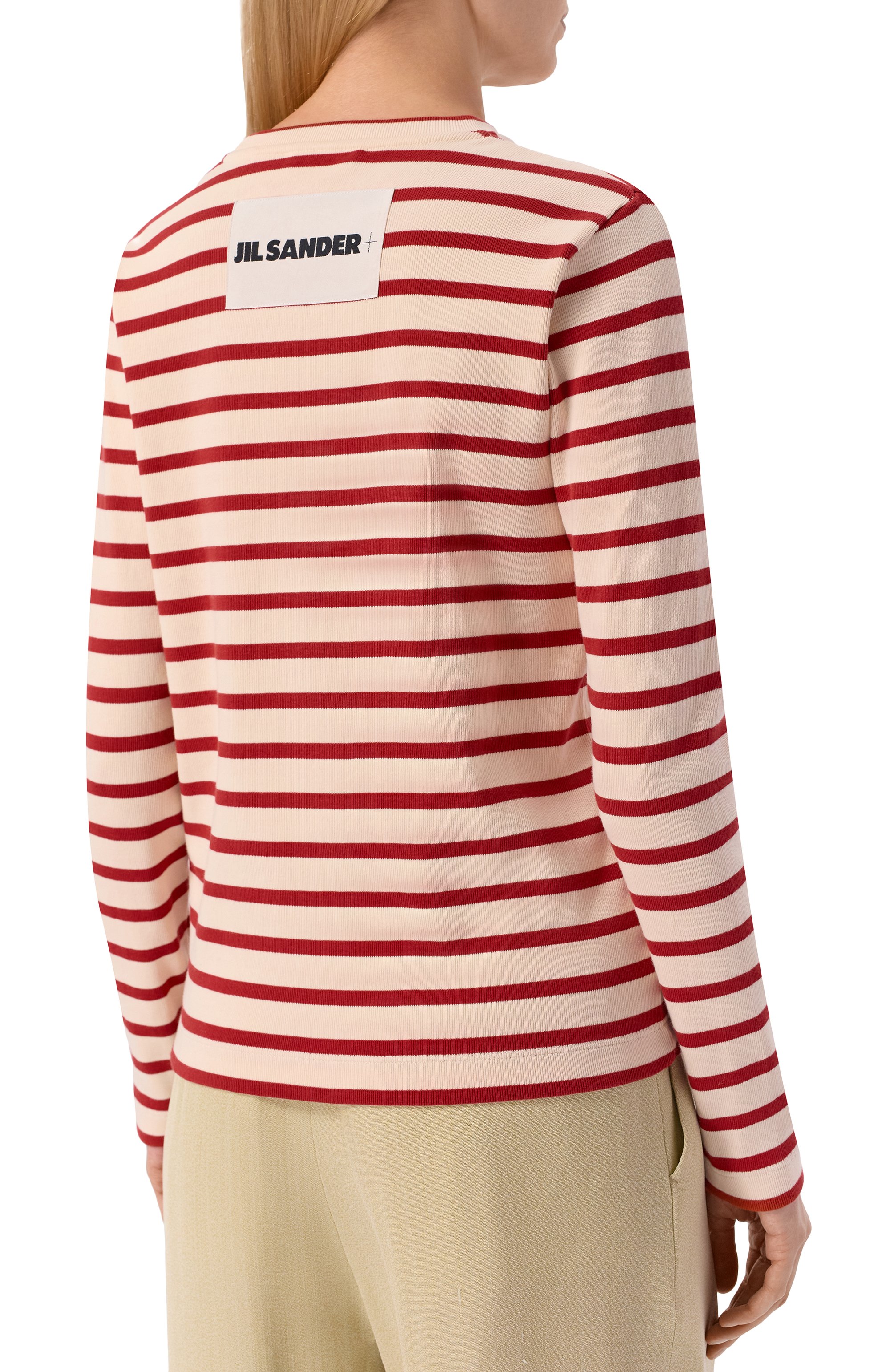 Хлопковый лонгслив JIL SANDER, арт. J40NH0003/J46497, фото 4