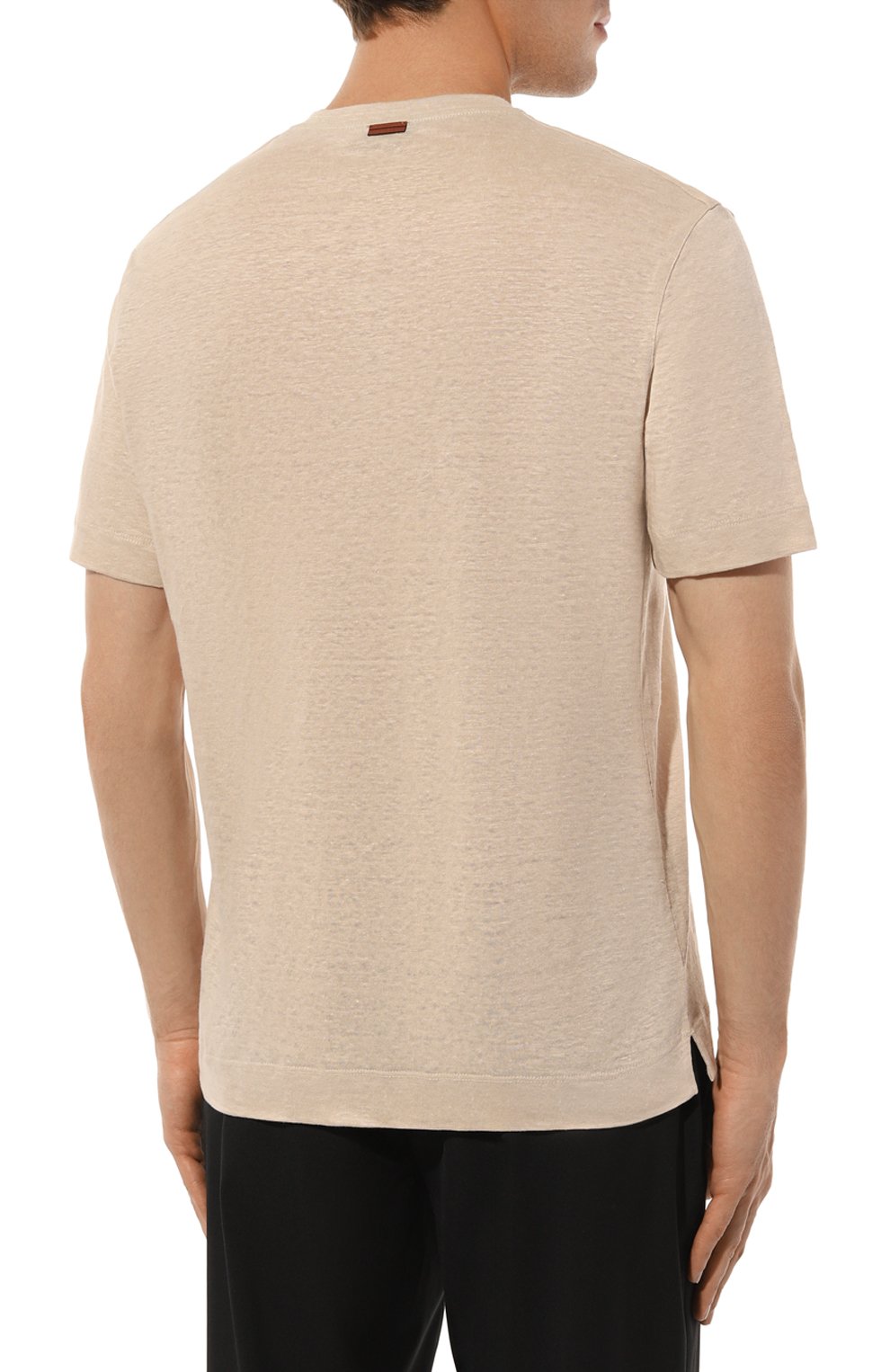 Льняная футболка ZEGNA, арт. UD376A7/D783, фото 4