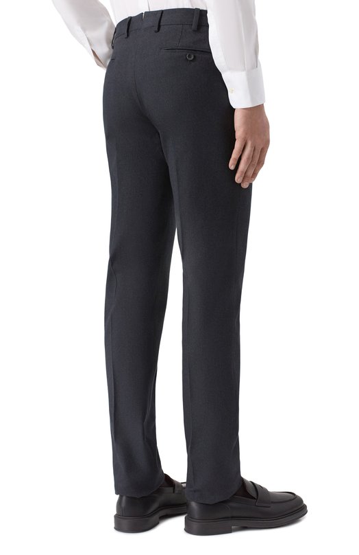Хлопковые брюки Loro Piana FAF4206 Серый  FAF4206 Фото 4