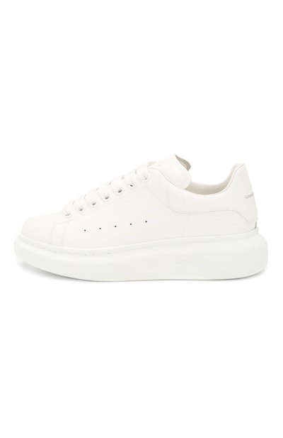 Кожаные кеды ALEXANDER MCQUEEN белого цвета по цене 67850 руб., арт. 612687/WHXM4, фото 3 Кожаные кеды ALEXANDER MCQUEEN, арт. 612687/WHXM4, фото 3