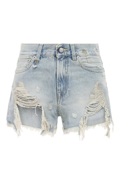 Джинсовые мини-шорты с потертостями R13, арт. R13W0190-476, фото 1