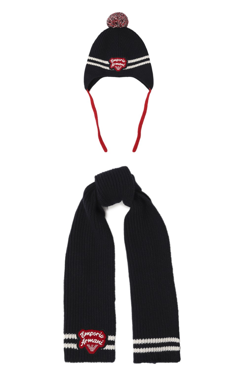 Комплект из шарфа и шапки EMPORIO ARMANI, арт. 407324/3F484, фото 1