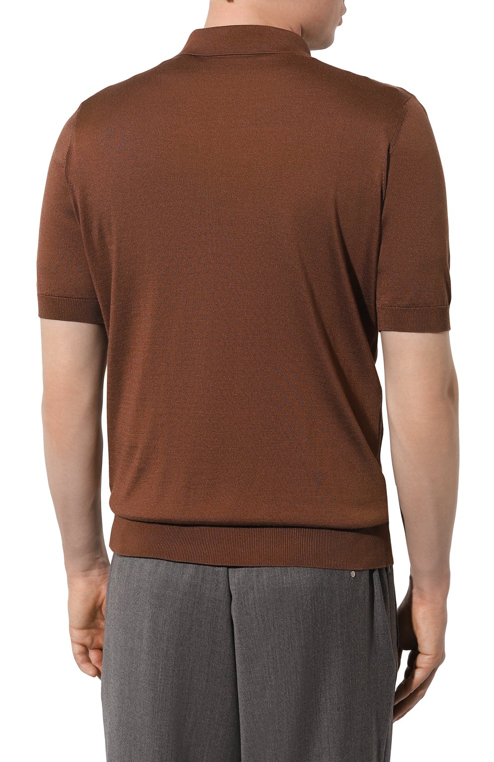 Шелковое поло ZILLI, арт. KZP002M0642VTS000, фото 4