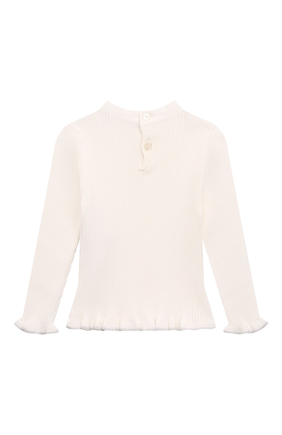 Пуловер из вискозы BALMAIN молочного цвета по цене 24800 руб., арт. BV9000., фото 2 Пуловер из вискозы BALMAIN, арт. BV9000., фото 2