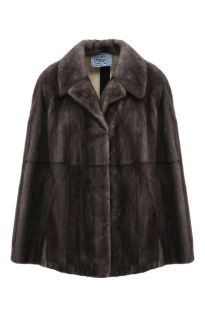 Шуба из меха норки PRADA, арт. 165529-L89-F0031, фото 1