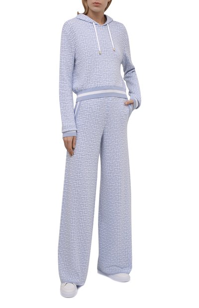 Худи из шерсти и льна BALMAIN, арт. WF1JP005/K256, фото 2