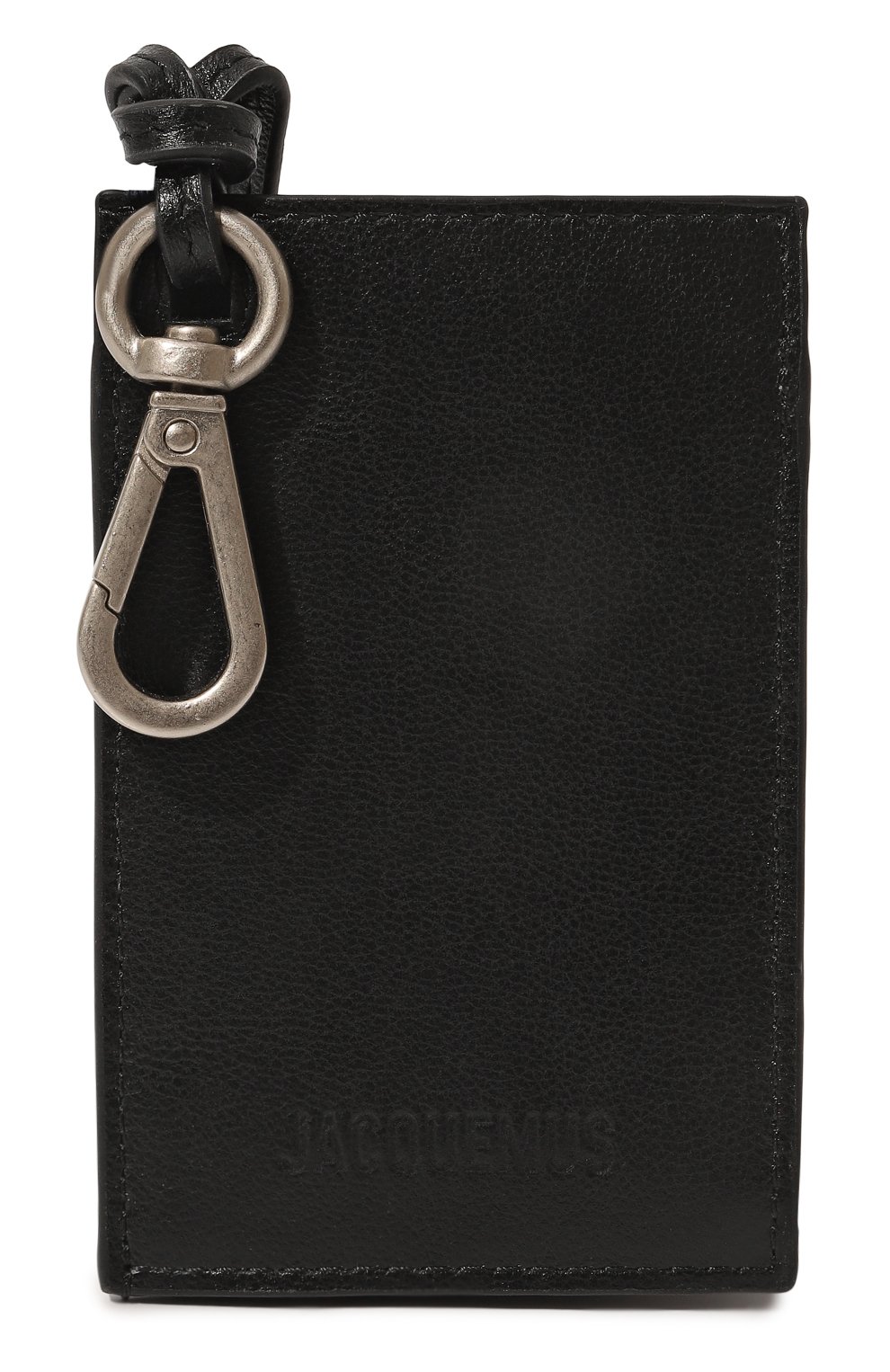 Кожаный футляр для кредитных карт JACQUEMUS, арт. 22E225SL028/3036BLACK, фото 1