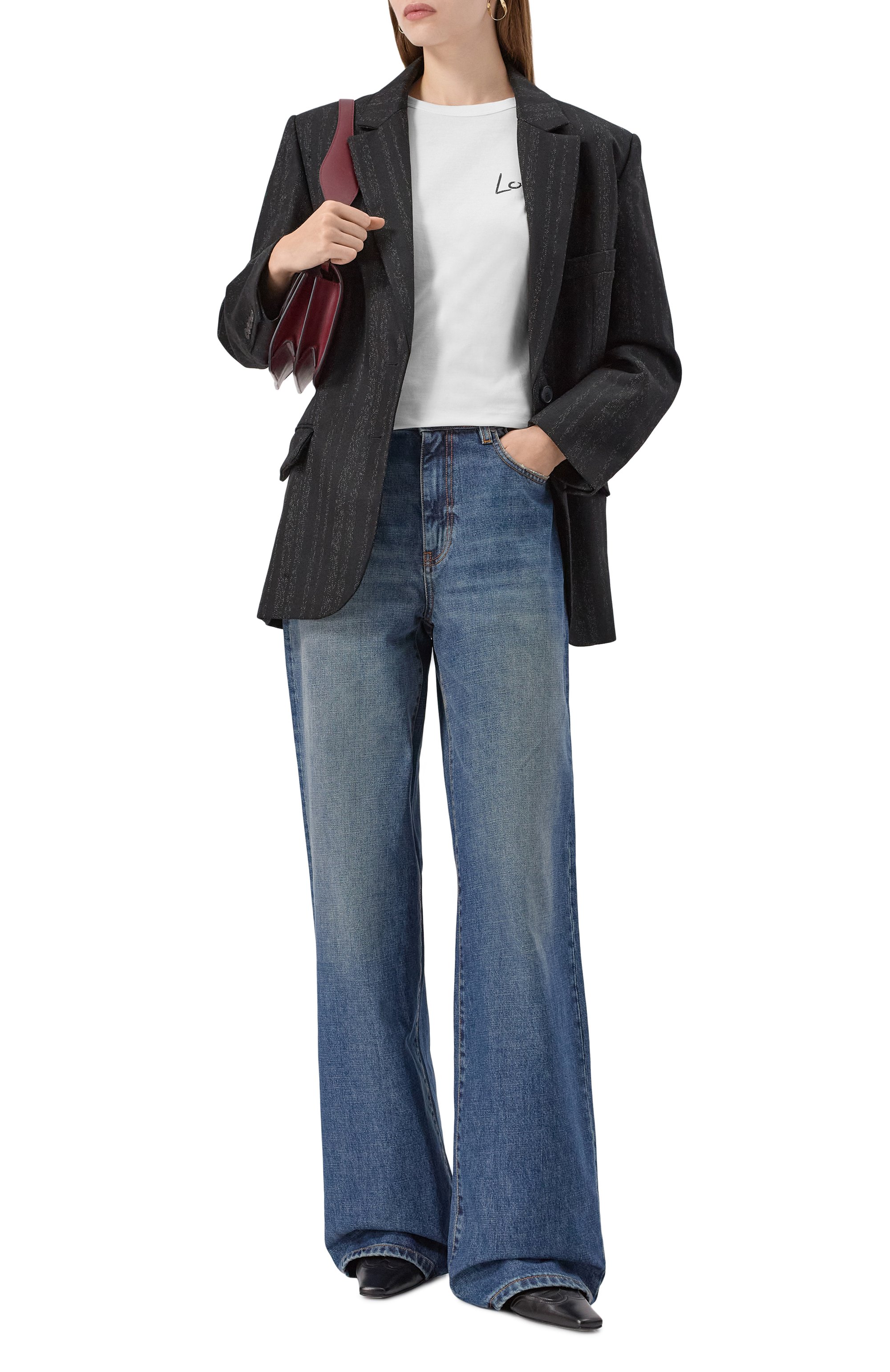 Хлопковая футболка BOSS ORANGE, арт. 50549192, фото 2