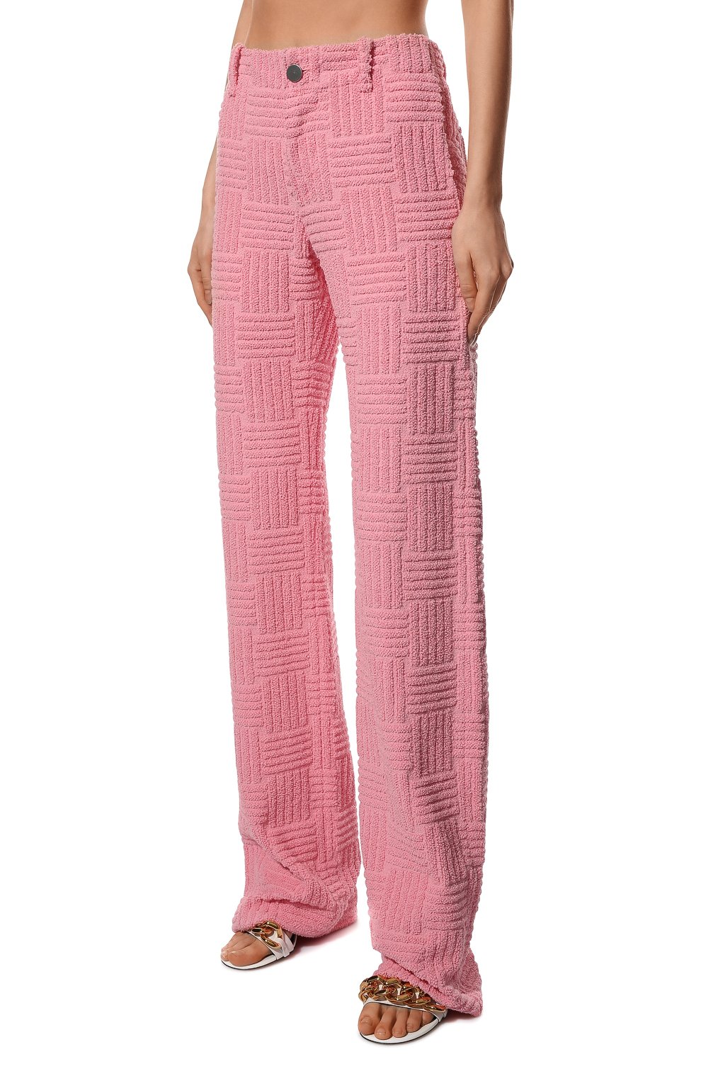 Брюки из хлопка и вискозы BOTTEGA VENETA, арт. 690528/V1LW0, фото 3