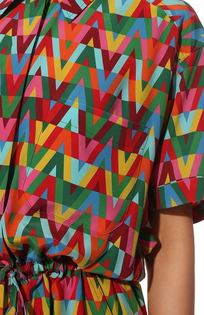 Шелковый комбинезон VALENTINO, арт. XB3VE1S26VW, фото 5