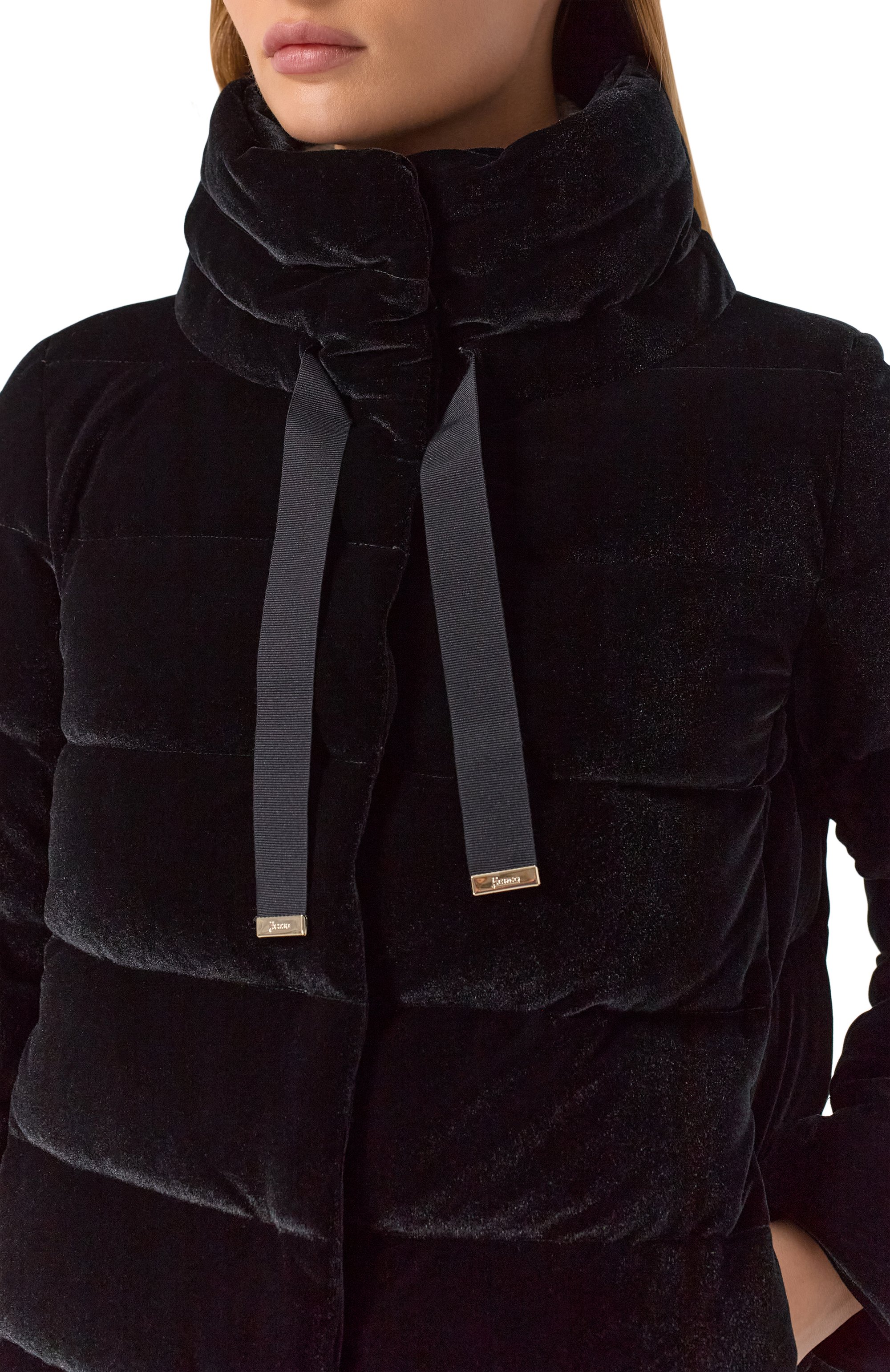 Бархатный пуховик HERNO, арт. PI002180D/15020S, фото 5