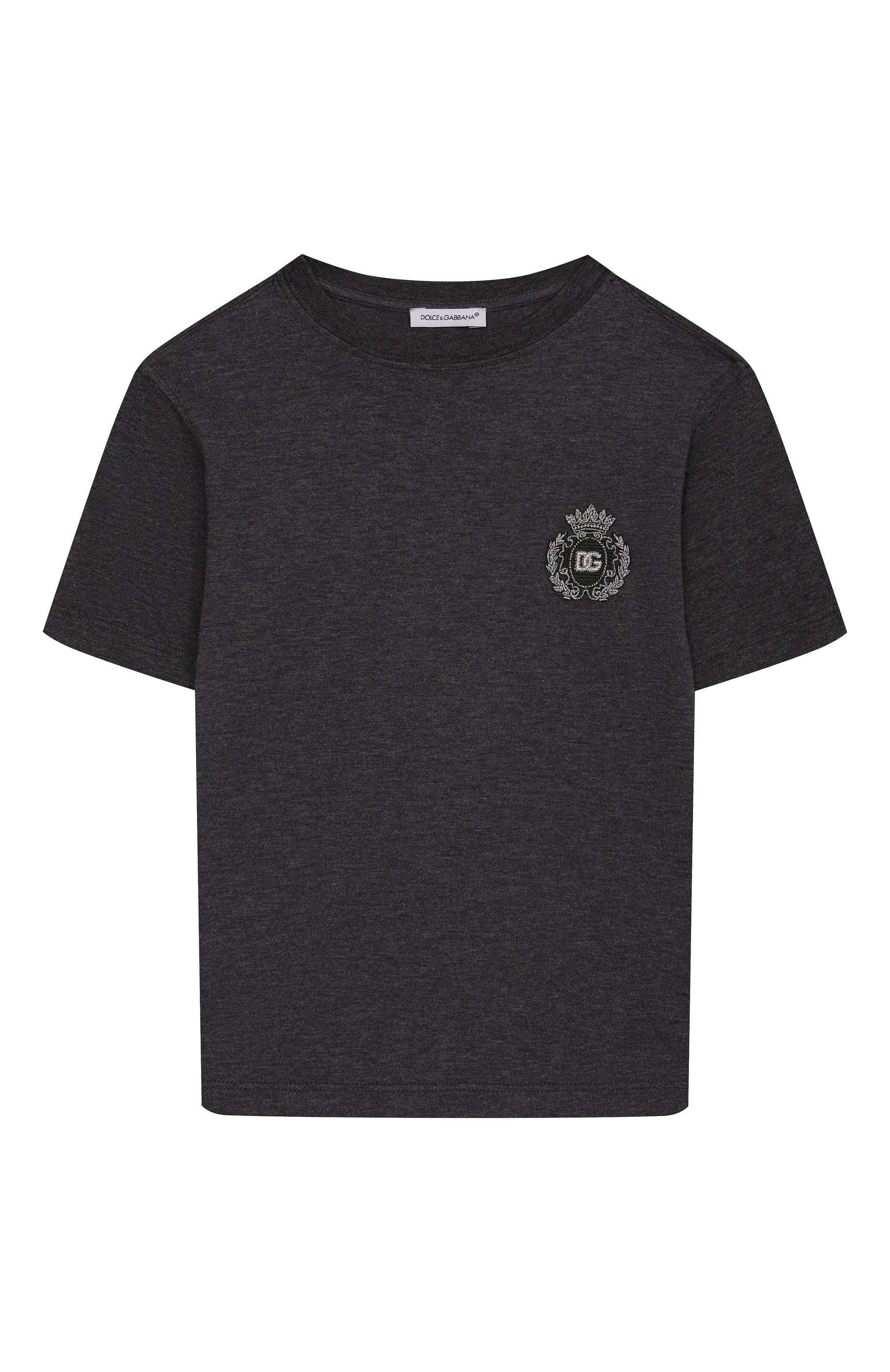 Хлопковая футболка DOLCE & GABBANA, арт. L4JTHU/G7PKP/8-12+, фото 1