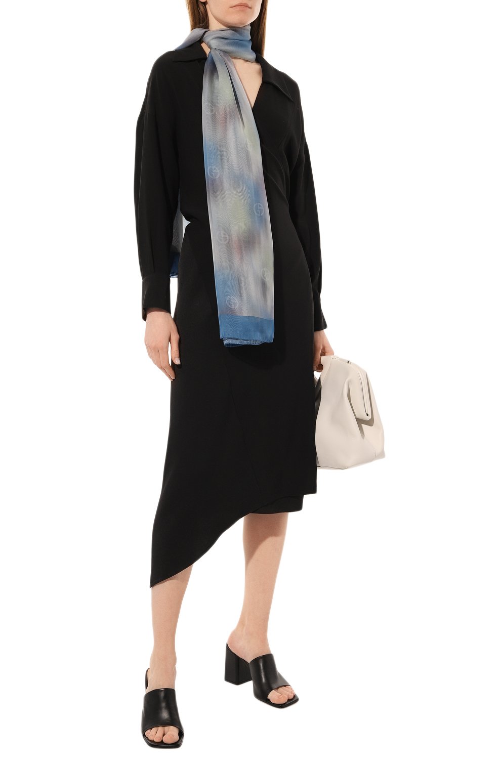 Шелковый шарф GIORGIO ARMANI, арт. 795218/3R130, фото 2