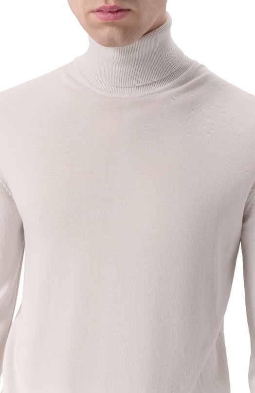 Шерстяная водолазка HUGO 50474174 Серый  50474174 Фото 5