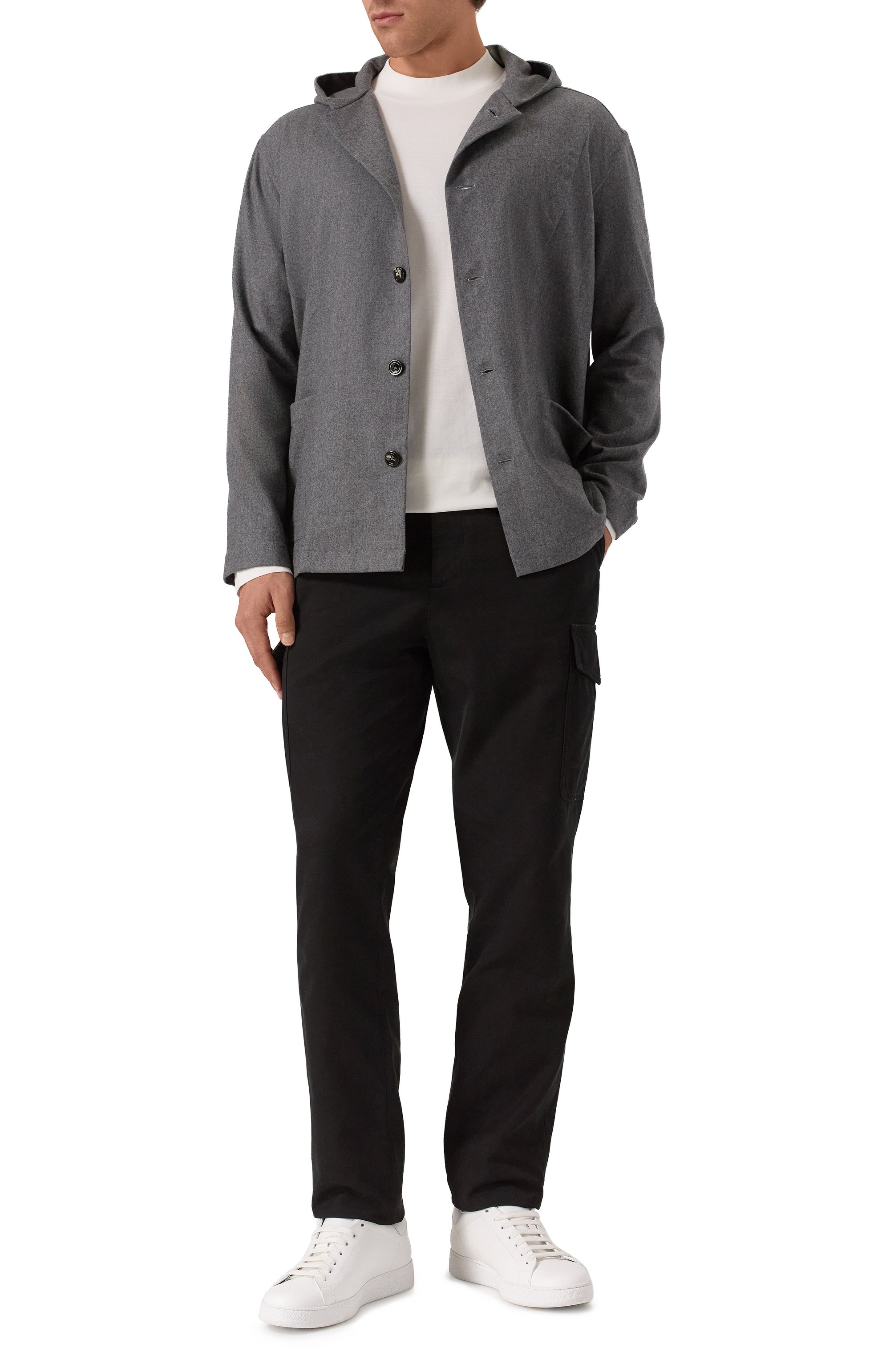 Шерстяная куртка-рубашка KITON, арт. UMCLUCAK0124G02, фото 2