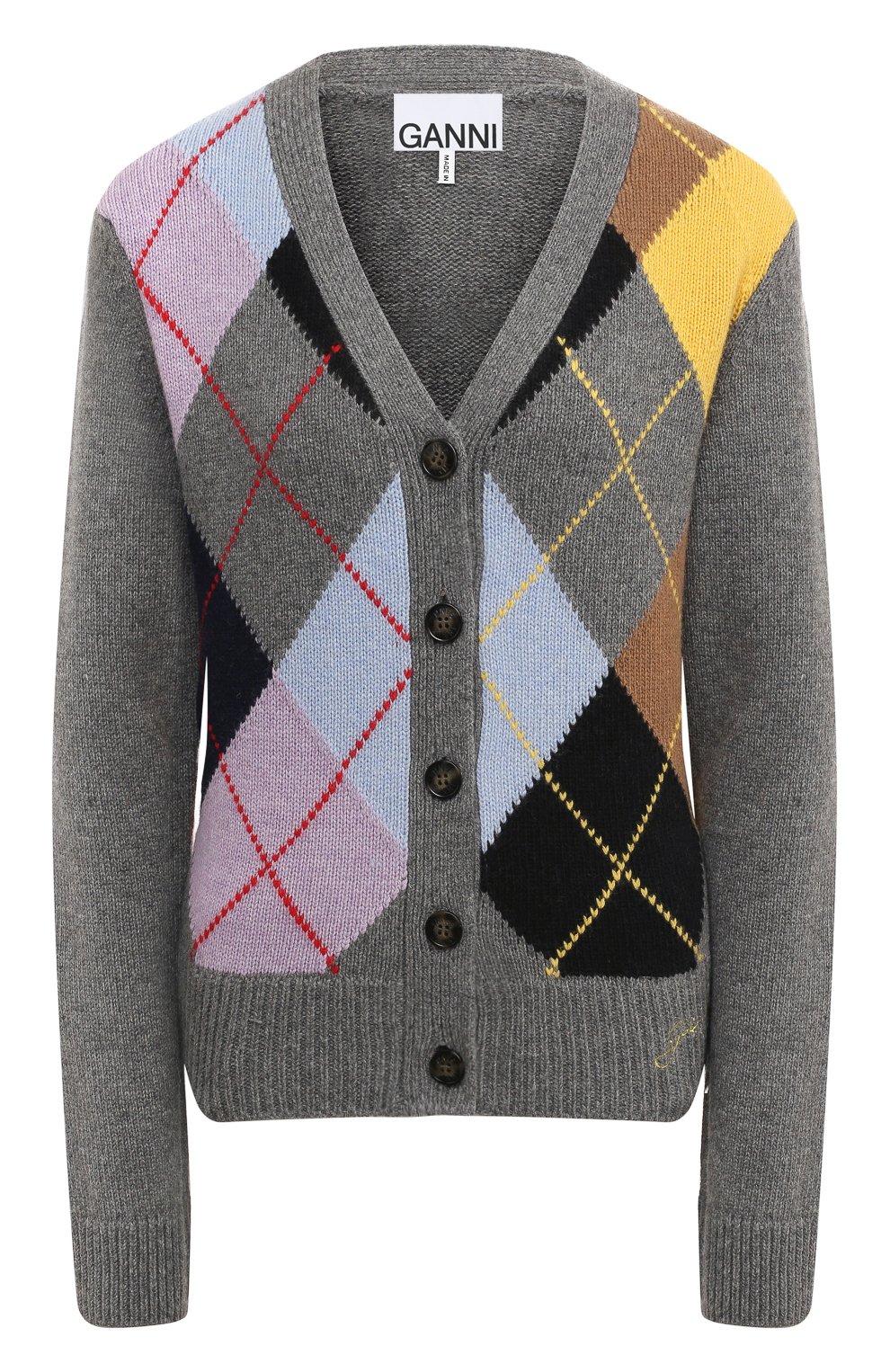 Шерстяной кардиган GANNI, арт. K2102, фото 1