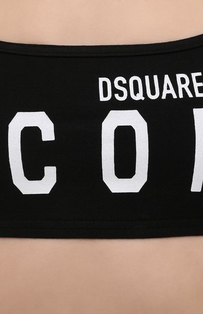 Хлопковый бра-топ DSQUARED2, арт. D8RG33450, фото 5