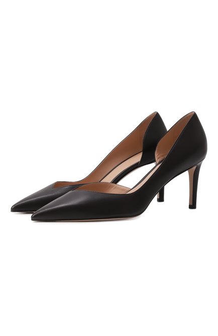 Женские кожаные туфли KITON, арт. D58820K0524F15
