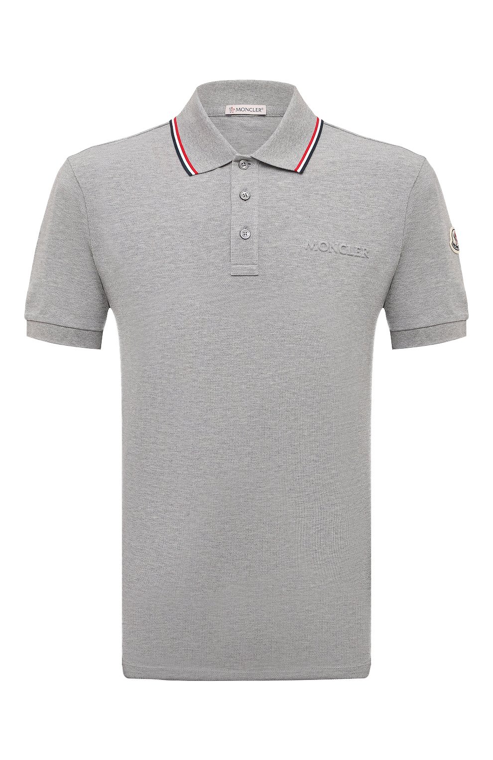 Хлопковое поло MONCLER, арт. 8A000-06-84556, фото 1