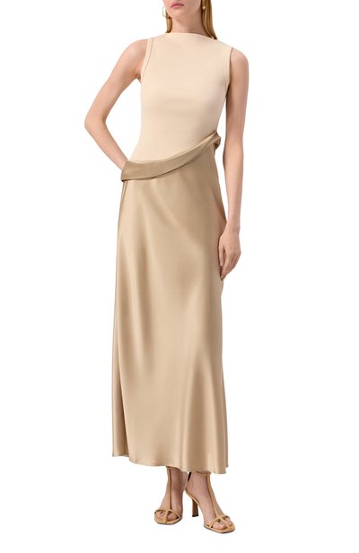 Комбинированное платье NANUSHKA, арт. NW25SSDR21175, фото 3