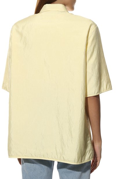 Рубашка JIL SANDER светло-желтого цвета по цене 84050 руб., арт. JPPU600577-WU470900A, фото 4 Рубашка JIL SANDER, арт. JPPU600577-WU470900A, фото 4