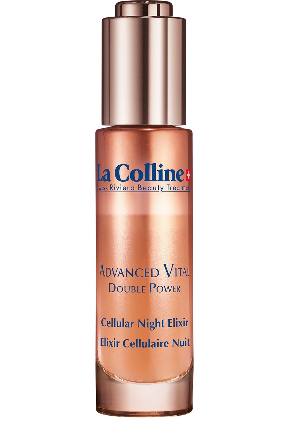 Ночной эликсир для лица с клеточным комплексом cellular advanced vital night elixir (30ml) LA COLLINE бесцветного цвета по цене 53200 руб., арт. 8036N/LC, фото 1 Ночной эликсир для лица с клеточным комплексом cellular advanced vital night elixir (30ml) LA COLLINE, арт. 8036N/LC, фото 1