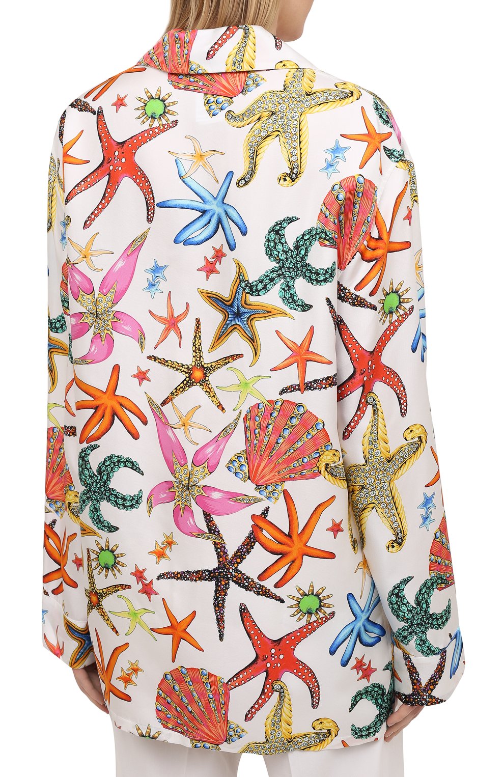 Шелковая рубашка VERSACE, арт. AUD05056/1F01193, фото 4