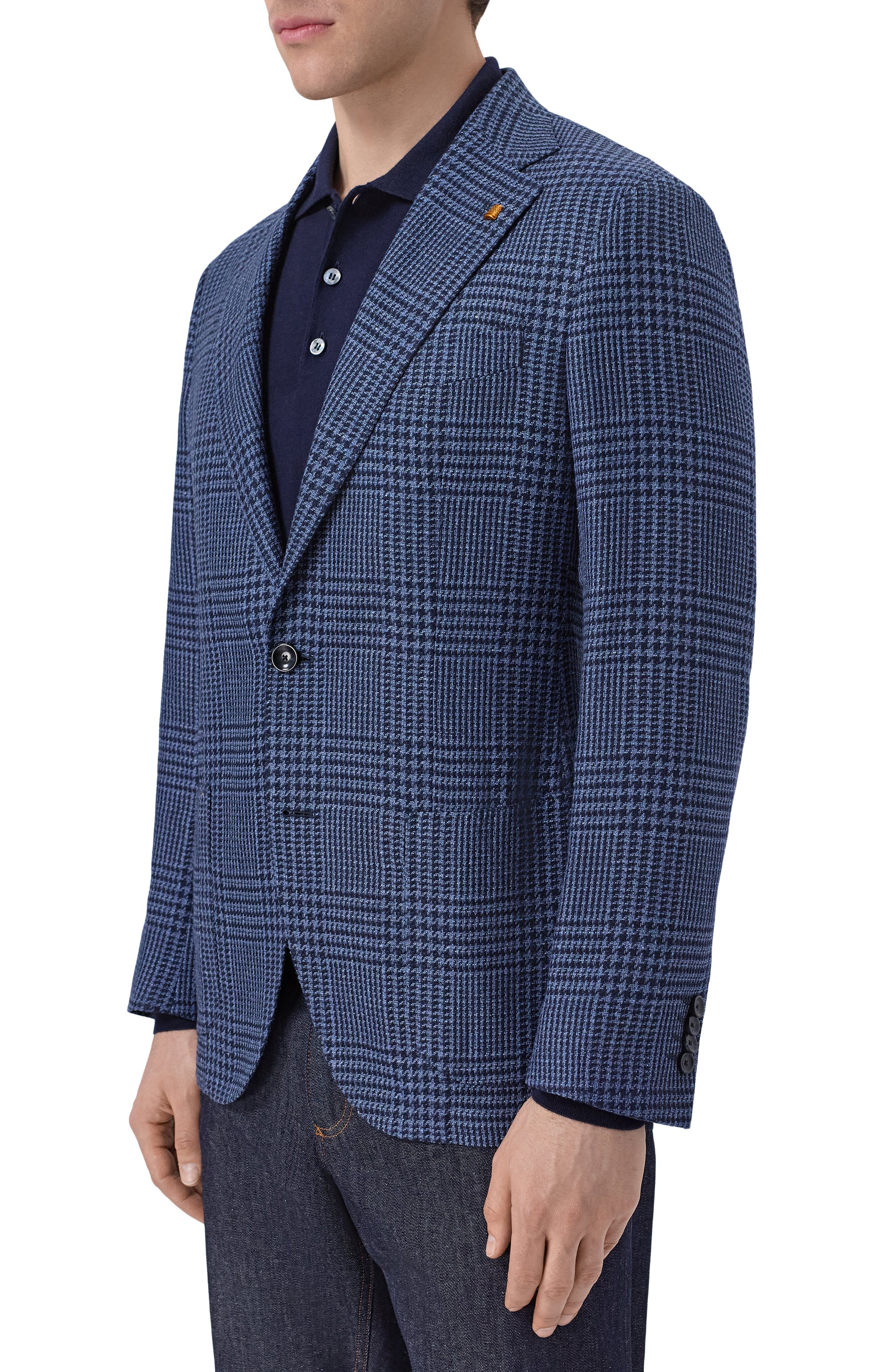 Пиджак из шерсти и шелка SARTORIA LATORRE, арт. EF74/QJ0824, фото 3