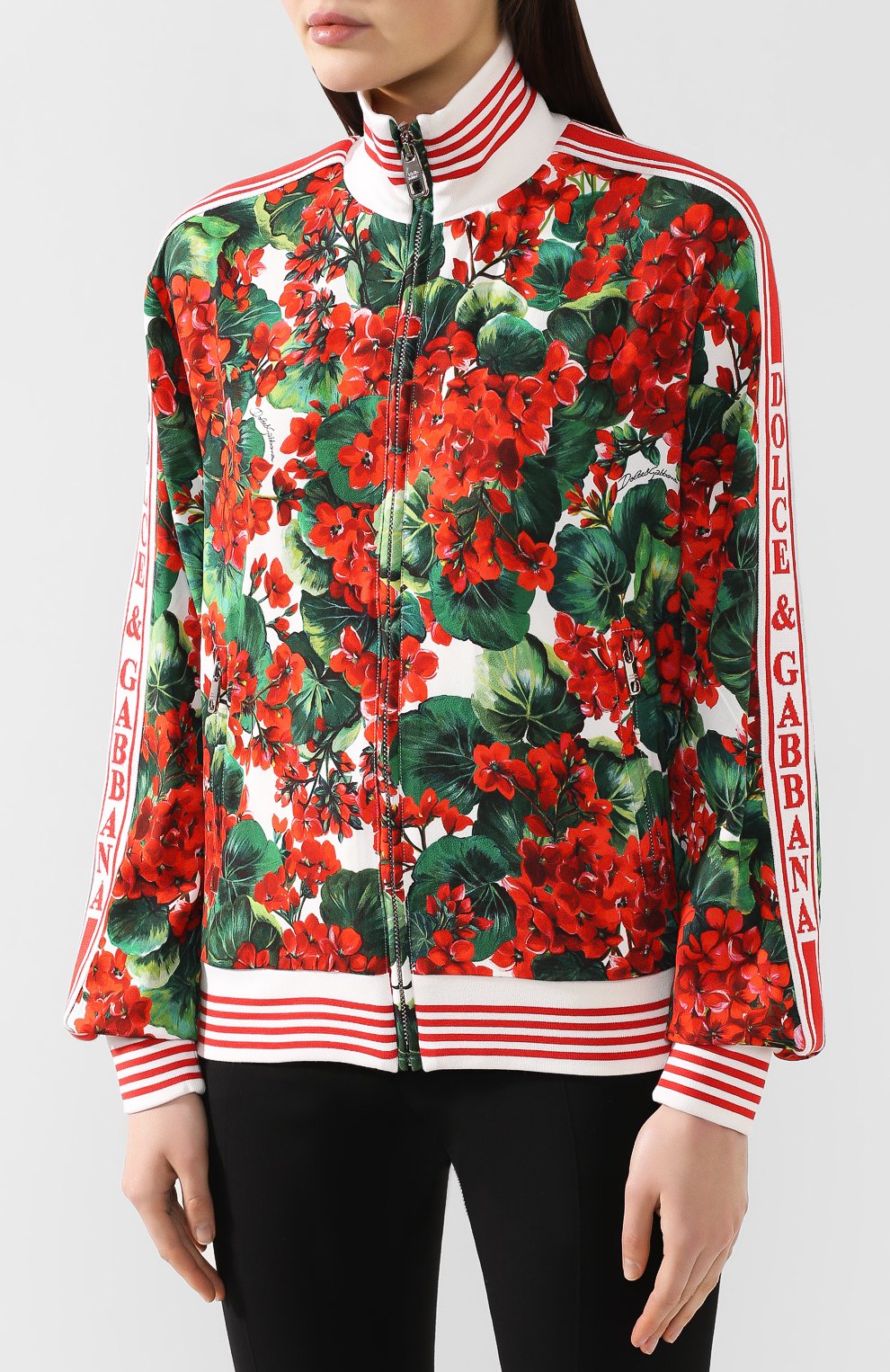 Кардиган из вискозы DOLCE & GABBANA красного цвета по цене 140500 руб., арт. F9D71T/FSRKF, фото 3 Кардиган из вискозы DOLCE & GABBANA, арт. F9D71T/FSRKF, фото 3