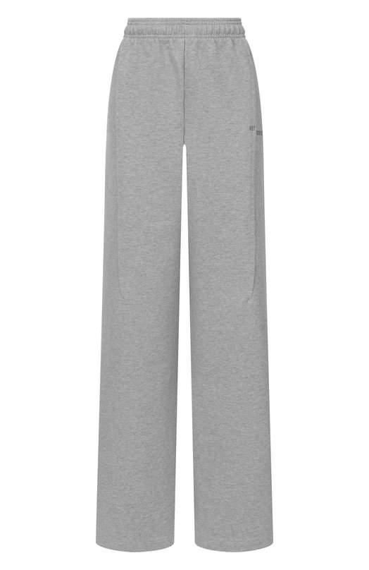 Хлопковые брюки VETEMENTS ME76SP208G/1302 M0LLET0N Серый ME76SP208G/1302 M0LLET0N