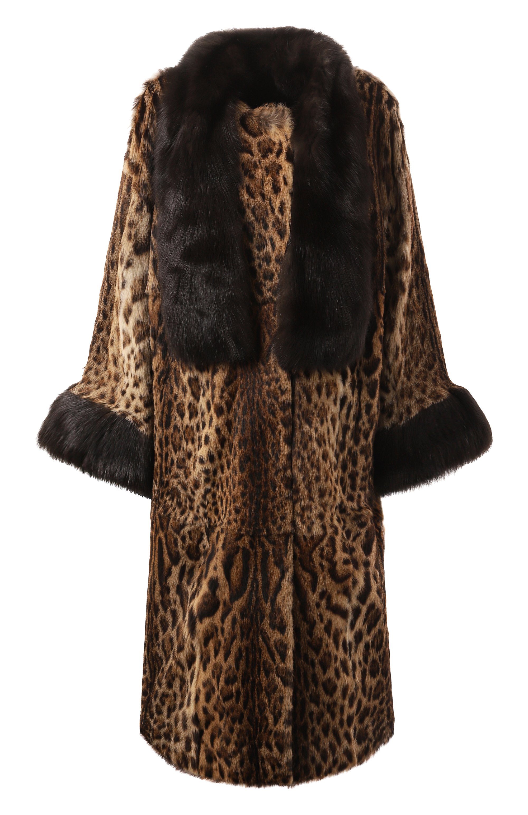 Шуба из меха оцелота и соболя SABLEFUR, арт. 72211-sb-02, фото 1