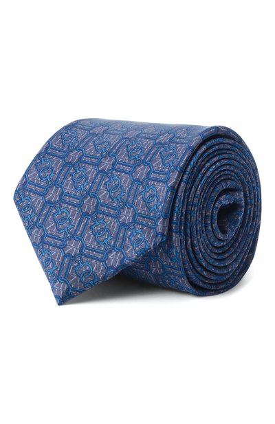 Мужской шелковый галстук ZILLI, арт. CRAV2BM0600VZMRB0