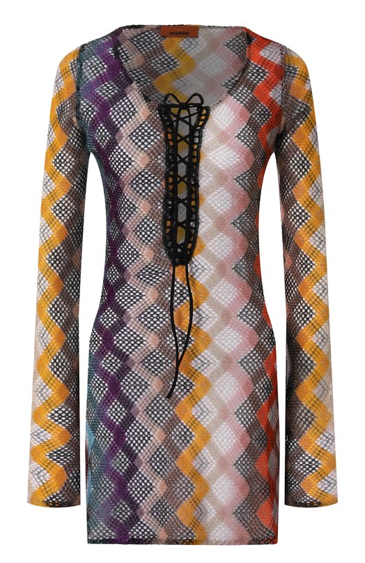 Платье из вискозы Missoni MS25SQ2G/BR012S Разноцветный MS25SQ2G/BR012S
