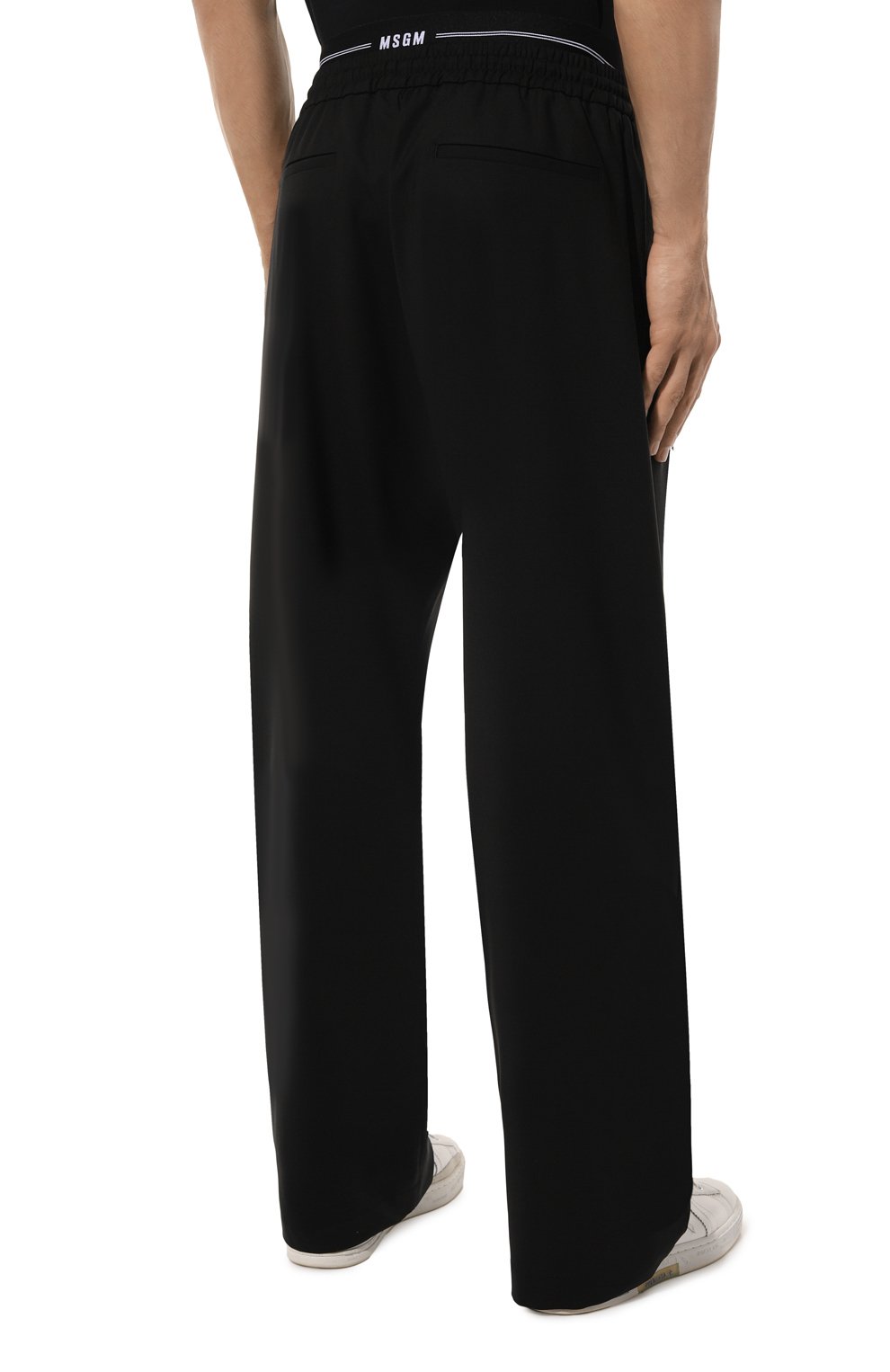 Шерстяные брюки MSGM, арт. 3740MP09/247506, фото 4