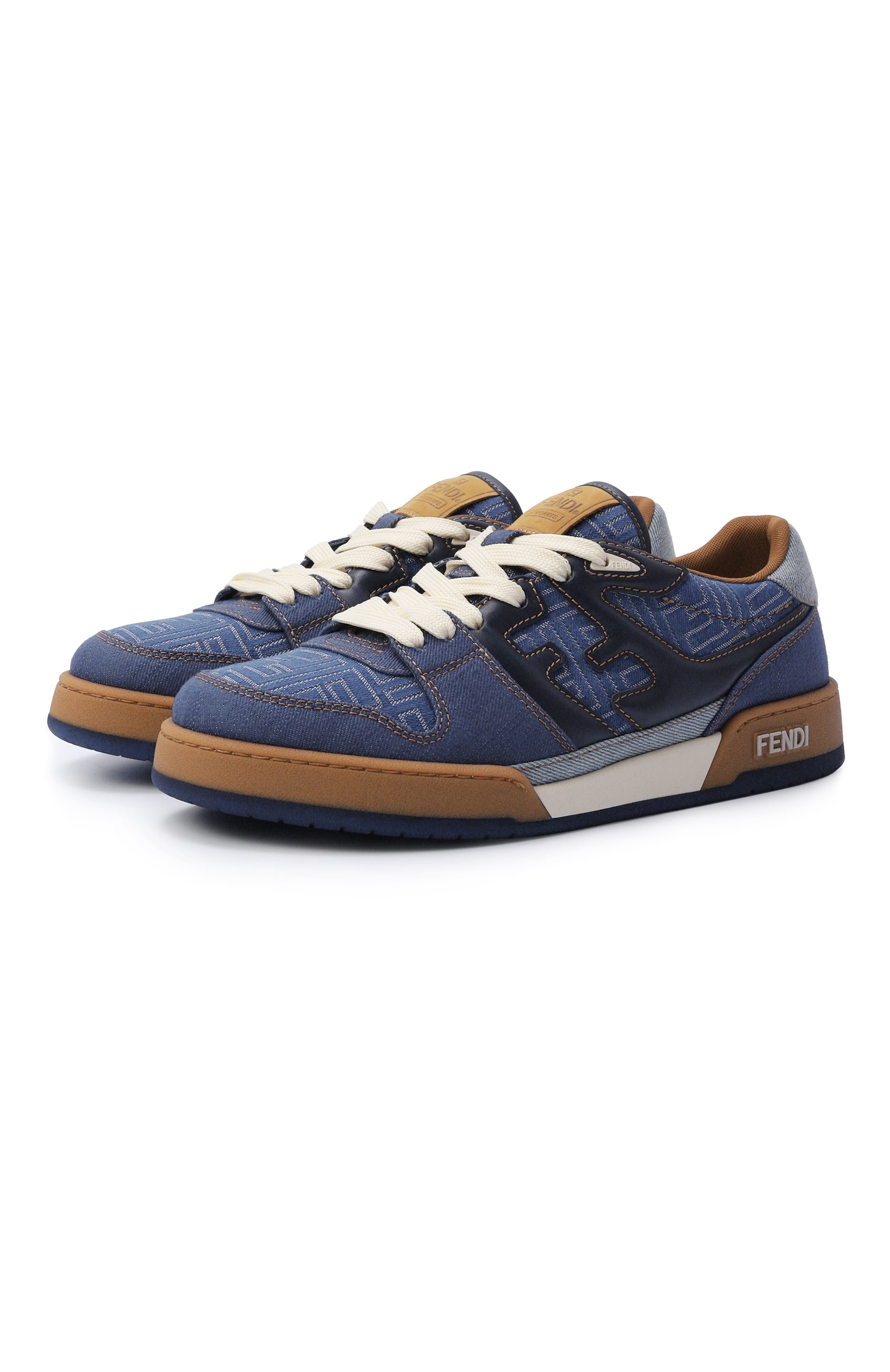 Тексти льные кеды match FENDI, арт. 7E1495/AU2N, фото 1